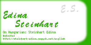 edina steinhart business card
